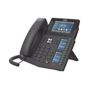 x6u Teléfono IP Empresarial con Estándares Europeos, 20 lineas SIP con pantalla LCD a color, 60 teclas DSS/BLF, puertos Gigabit, IPv6, Opus , PoE/DC