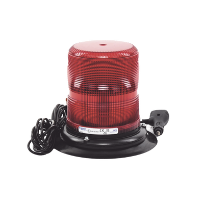 x7970rvm Baliza LED color rojo con montaje magnético de succión de 7" de altura