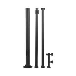 xga-pole-6ms Poste Seccionado de 6 Metros / Tubos Mas Gruesos / Especializado para la Instalación de Videovigilancia / Incluye Base de Cimentación y Brazo para Cámara PTZ / Color Negro