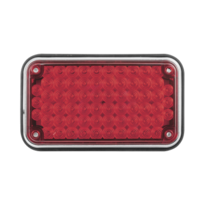 Luz de Advertencia de 6X4", Color Rojo, Ideal para Ambulancias