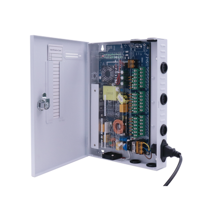xp18dc20hd Fuente PREMIUM / 11-15 V / 18 canales / 20 A / Alta tecnología en seguridad / Doble ventilador / Hasta 1.8 Amperes por Salida / Filtro de ruido por canal / Diseño de alta gama.