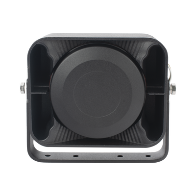 xs100 Bocina Compacta de Uso Rudo, 100 Watts de Potencia, Ideal para Vehículos de Encubierto, 8 Ohms de Impedancia