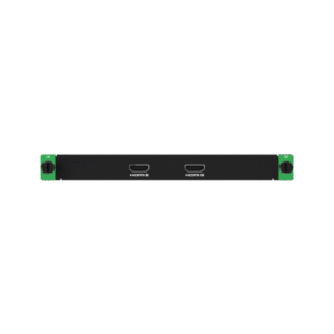 Tarjeta de Entrada HDMI 4K 2 Canales / Resolución 4K60 (4096x2160) / HDMI 2.0 / HDR10 y HLG / HDCP 2.3 / Audio Dual Channel 48 kHz / Frame Rate 24-120 Hz