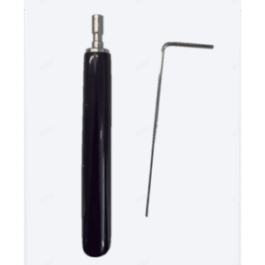 Juego de Llaves Allen de Mantenimiento para Gabinetes de Perfil de Aluminio Exterior / 10 Piezas / Llave Allen en Forma de L H2 / Manija Movible Recubierta de Goma / Acero Inoxidable 304