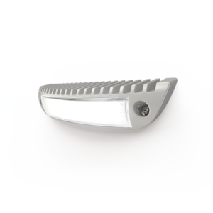 Luz de cortesía con bisel color blanco ideal para ambulancias y vehículos de rescate