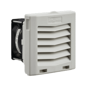 hf0416414 Ventilador Con Filtro de Montaje Lateral HF04, Con Flujo de Aire de 21 CFM, 115 Vca, Color Gris Claro