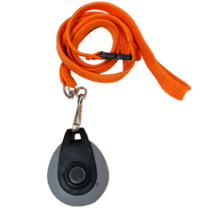 Colgante con Botón de Alarma Inalámbrico NX0130/B / Radio Frecuencia 868.30 MHz / Comunicación Bidireccional / Alcance 75 m / Batería CR2354 Duración 2-4 Años / IP65 / Indicador LED Bicolor / Anti-Estrangulamiento