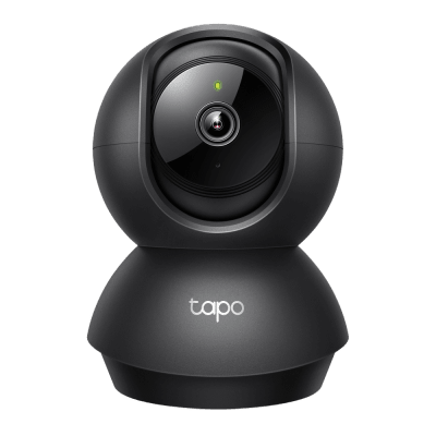 tapo-c211 Cámara IP Wi-Fi para hogar, 3 megapixel, audio doble vía, visión nocturna, notificación Push, acepta memoria Micro SD de para grabación.