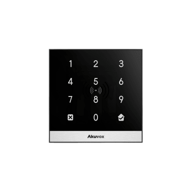 a02kit Teclado de Control de Acceso + Bracket de Instalación / Administración 100% en la Nube / Interfaz WEB / POE / Lector Prox 125 kHz / MIFARE 13.56MHz / NFC / APP Smart Plus / Control de 1 Puerta / PIN Para Visitas / IP65