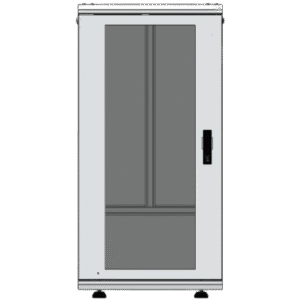 les-60-60-24ugw Gabinete Rack 24 Unidades / 19 Pulgadas / Puerta de Cristal / Piso / Acero Calibres 16-18-20 / 750 Kg Carga / 600x605x1190 mm (23.6x23.8x46.9 in) / Vidrio con Cerradura