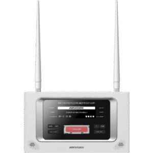 (HikFire) Panel Inalámbrico de Detección de Incendio (Gateway LoRa) / Pantalla LCD Táctil / Comunicación hasta 2 km / Gestión de 128 Dispositivos / Encriptación AES128 / Integración a HikCentral Professional