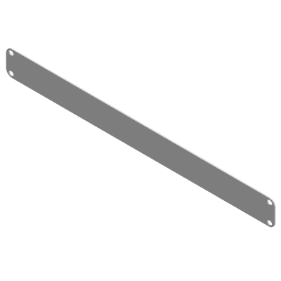 stf-1uw Tapa Ciega para Rack / 1 Unidad (1U) / 19 Pulgadas / Acero Calibre 14 / Pintura Electrostática Blanca / 483 x 44 mm (19 x 1.73 in)