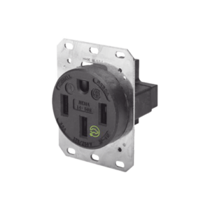 Receptáculo Recto de 50 A 125/250 V CA 3 Polos 4 Hilos (Nema 14-50R).