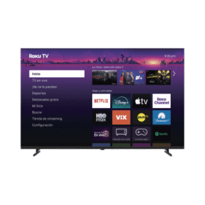 SmartTV QLED 50 Pulgadas 4K UHD / Resolución 3840x2160 / 3 HDMI con ARC / Wifi Integrado / Smart TV ROKU / VESA 200x200 mm